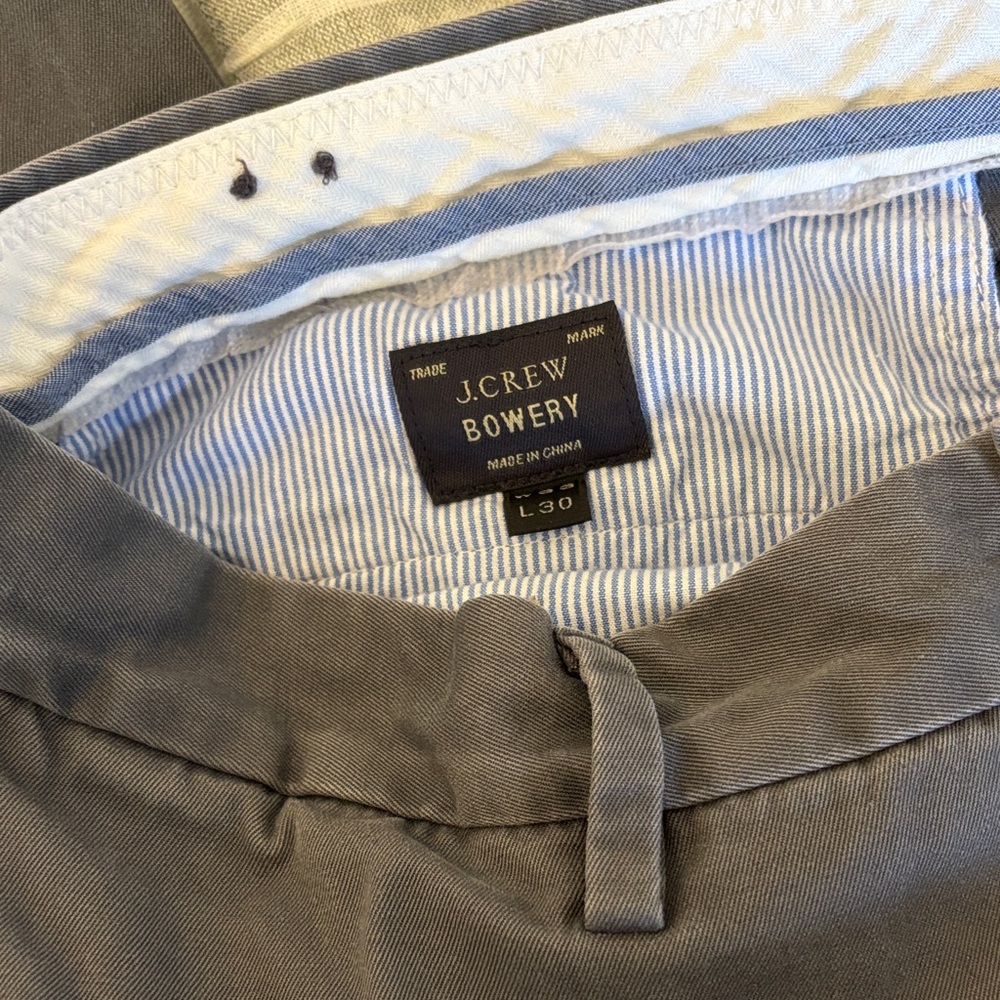J. Crew Bowery Chinos